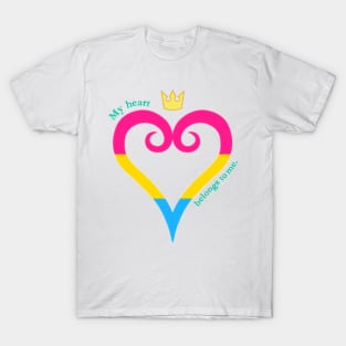 Pan Pride Heart T-Shirt